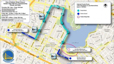 Warriors Parade Route